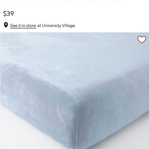 Pottery Barn Luxe Chamois Crib Sheet